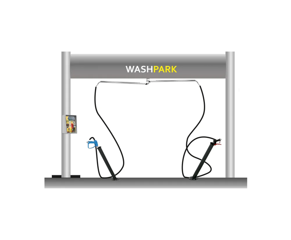 Krom Self Servis Oto Yıkama Pervanesi Boom JET Köpük Çiftli